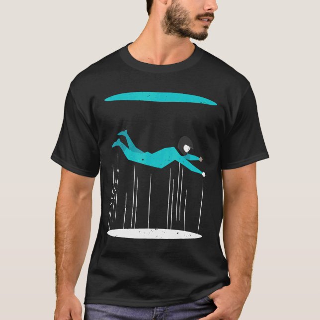 Indoor-Skydiving-Windkanal T-Shirt (Vorderseite)
