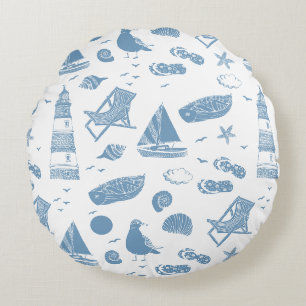 Indoor Throw Pillow Rundes Kissen