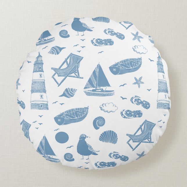 Indoor Throw Pillow Rundes Kissen (Vorderseite)