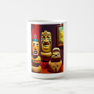 Indoor Tiki Life Ken Gage Art Kaffeetasse