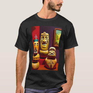 Indoor Tiki Life Ken Gage Art T-Shirt