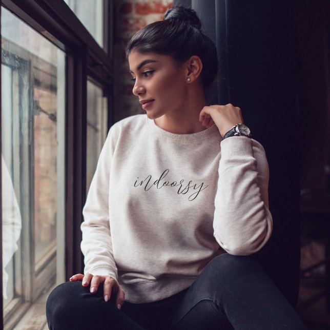 Indoorsie Crewneck | Gemütliches lustiges Pullover (Von Creator hochgeladen)