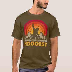 Indoorsy Funny Introvert Life HomSomeSasquatch I T-Shirt