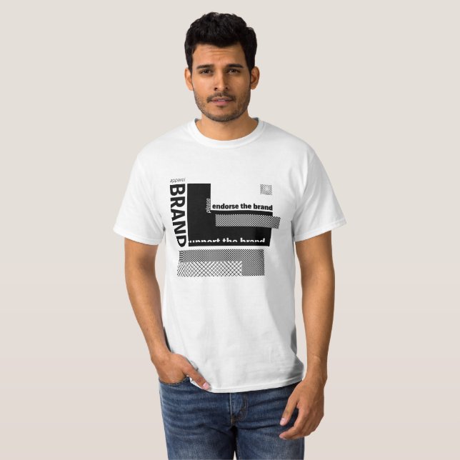 indossieren Sie den Markenwert-Mahlzeit-T - Shirt (Vorne ganz)