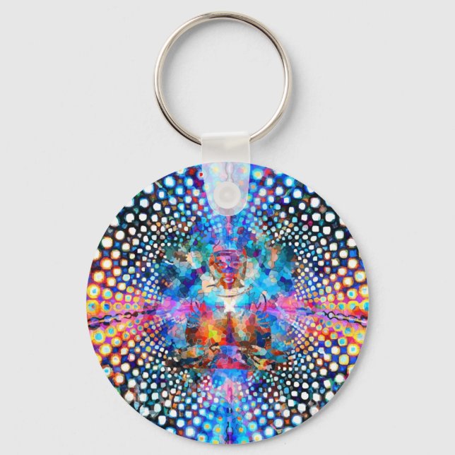 Indras Netz Schlüsselanhänger (Vorderseite)