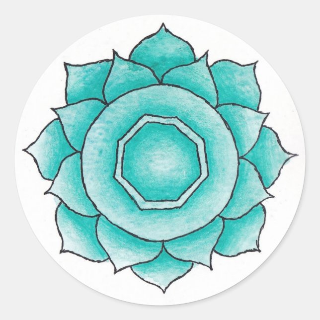 Indu Chakra Sticker (Vorderseite)