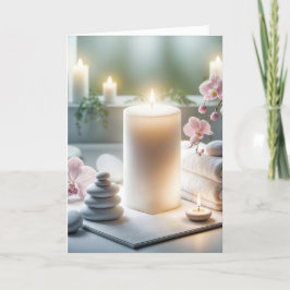 Indulge Wellness-Center Geburtstag Karte