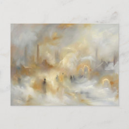 Industrial Cityscape Romantic Style Postcard Feiertagspostkarte