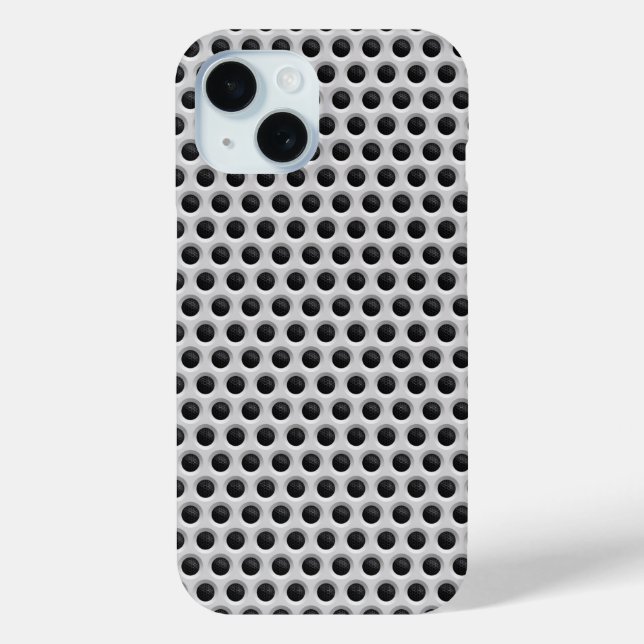 Industrial Composite Modern Polka Dots Print Case-Mate iPhone Hülle (Rückseite)