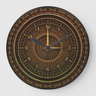 Industrial steampunk clock große wanduhr