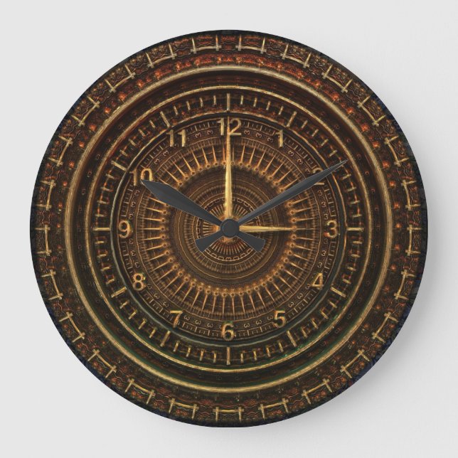 Industrial steampunk clock große wanduhr (Vorderseite)