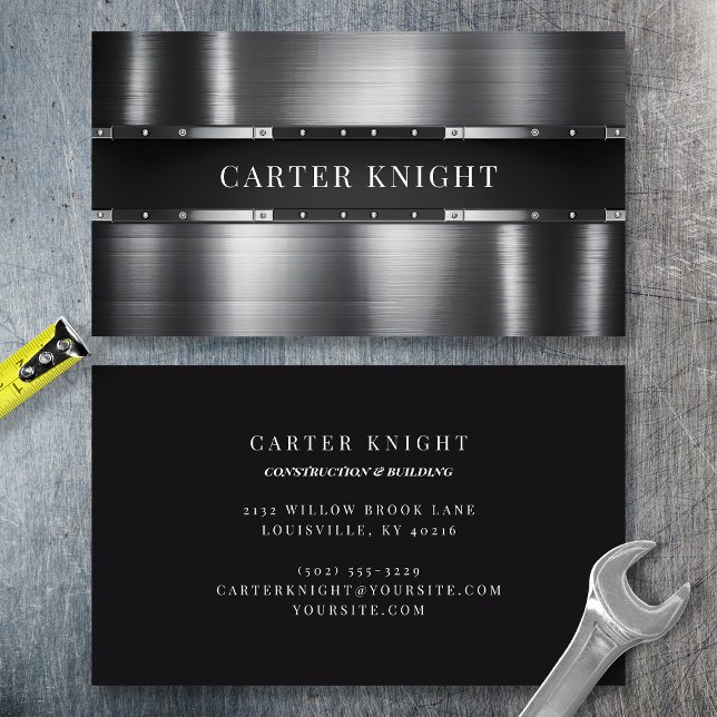 Industrie für verzinktes Metall Visitenkarte (Von Creator hochgeladen)