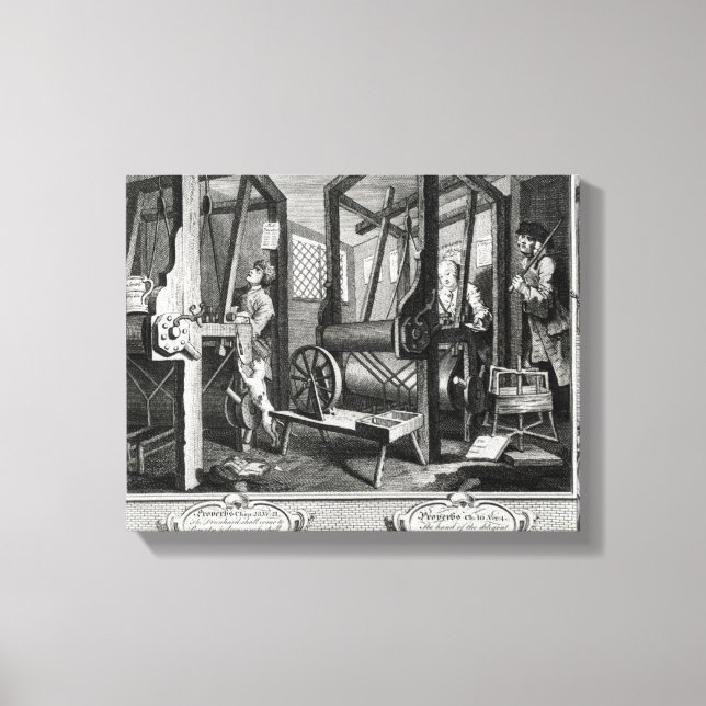 Industrie und Stille Leinwanddruck (Vorderseite)