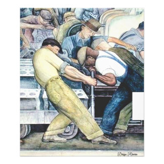 Industrie von Diego Rivera (1933) Fotodruck