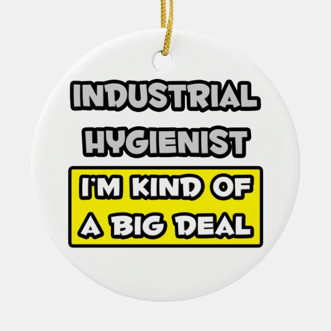 Industriehygienist .. Ich bin irgendwie ein großer Keramik Ornament (Vorne)