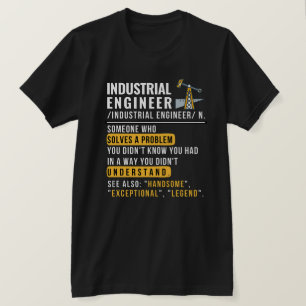 Industrieingenieur Definition Funny Job T-Shirt