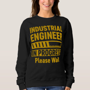 Industrieingenieur im Gange Bitte warten Sie auf d Sweatshirt
