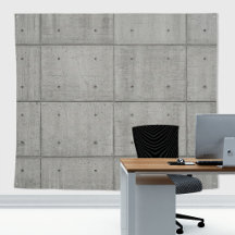 Industrielle brutalistische Architektur Betonwand