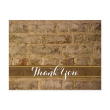 Industrielle Chic Bricks Vielen Dank