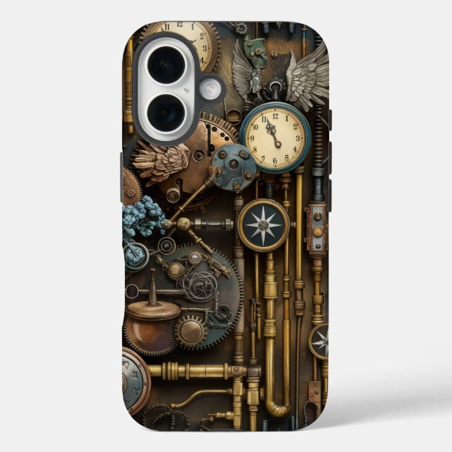 Industrielle Fantasie Zeitlose Geber und Rohre Case-Mate iPhone Hülle (Rückseite)