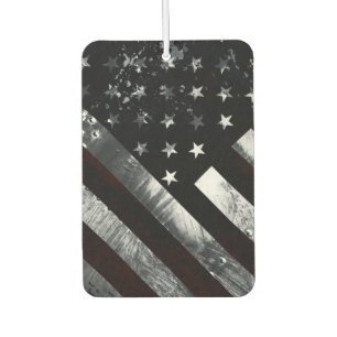 Industrielle Grunge-Amerikanische Flagge Autolufterfrischer