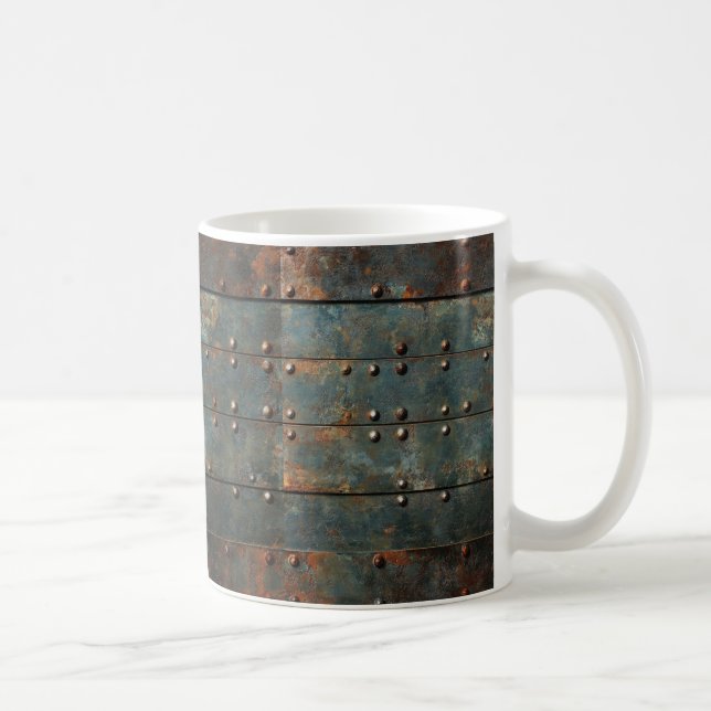 Industrielle Metall-Kaffeetasse Kaffeetasse (Rechts)
