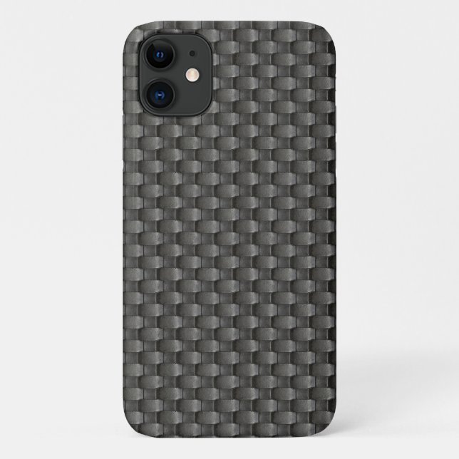 Industrielle Metallic Weave Textur Print Case-Mate iPhone Hülle (Rückseite)
