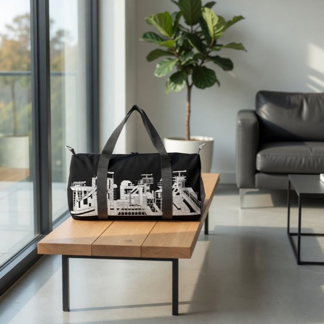 Industrielle Metallurgiekombination Duffle Bag (Von Creator hochgeladen)