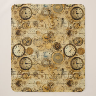 Industrielle Steampunk-Uhr Sepia-Messing Sherpadecke