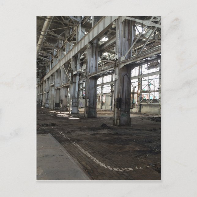 Industrieller Raum Postkarte (Vorderseite)