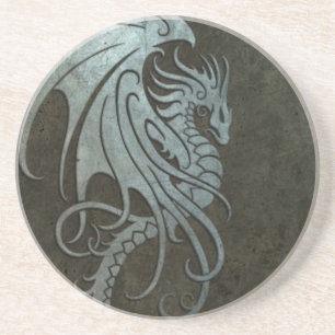 Industrieller Stahlfliegen-Drache - links Seite Untersetzer