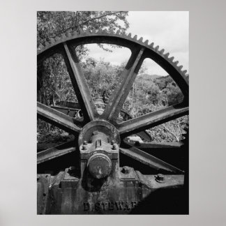 Industrielles Foto - Rum Distillery Beatry and Gee Poster
