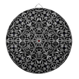 Industrielles Mandala Dartscheibe