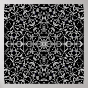 Industrielles Mandala Poster