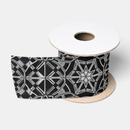 Industrielles Mandala Satinband