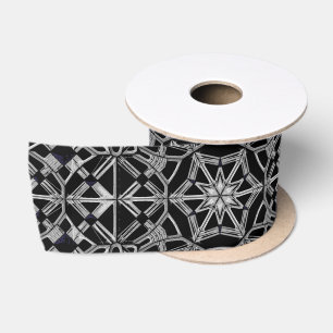 Industrielles Mandala Satinband