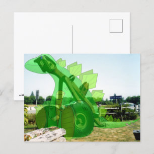 Industrieschelett Postkarte