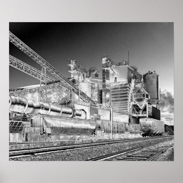 Industriestrecken Poster (Vorne)