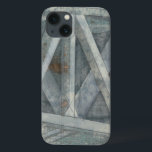 Industriestruktur | Brücke iPhone 13 Hülle<br><div class="desc">Dieser Ausdruck einer industriellen Struktur wurde von Jennifer Goldberger erstellt und ähnelt den Fährten einer Brücke. Diese graue Struktur wird schön gerendert,  was will,  seine Spannweite zu durchqueren und zu sehen,  was auf der anderen Seite ist. Bestelle noch heute!</div>
