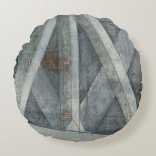 Industriestruktur Brücke Rundes Kissen