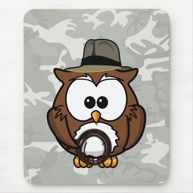 Indy-Eule Mousepad (Vorne)