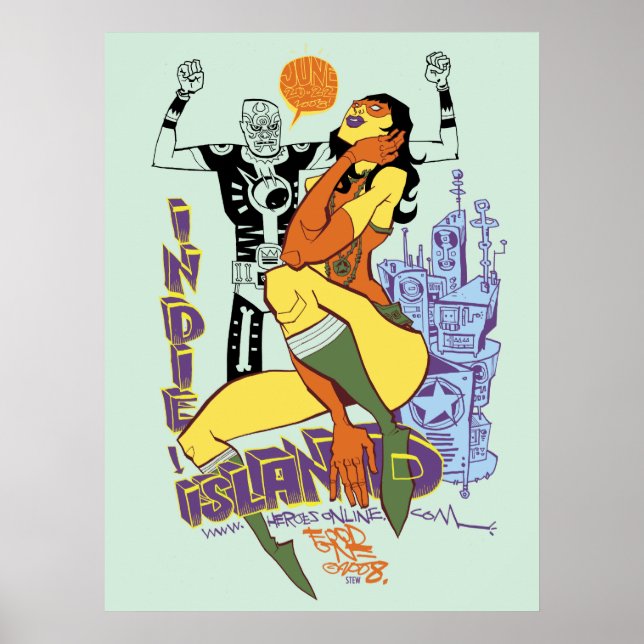 Indy Island Print/Poster Poster (Vorne)