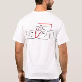 Indy Lights 1 Black and Red Back T-Shirt