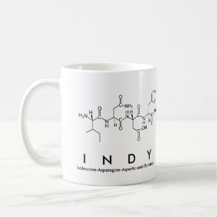 Indy Peptid-Namen-Tasse Kaffeetasse