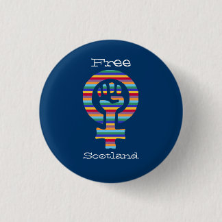 Indy schottische Unabhängigkeits-feministisches Button