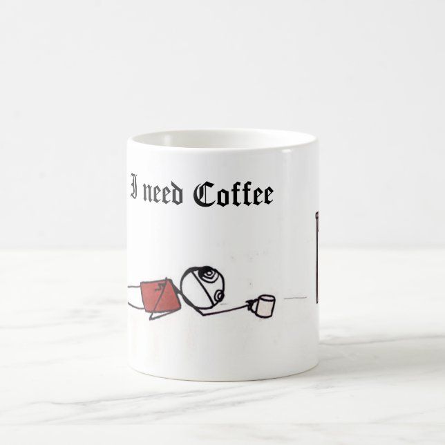 ineedcoffee, benötige ich Kaffee Tasse (Mittel)