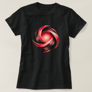 Ineinandergreifendes Bogen-Emblem-Grafik Moderne T-Shirt