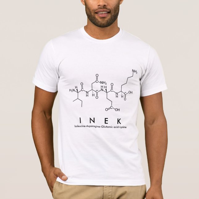 Inek Peptidname Shirt (Vorderseite)