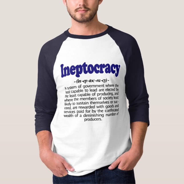 Ineptocracy Definitions-T - Shirt (Vorderseite)