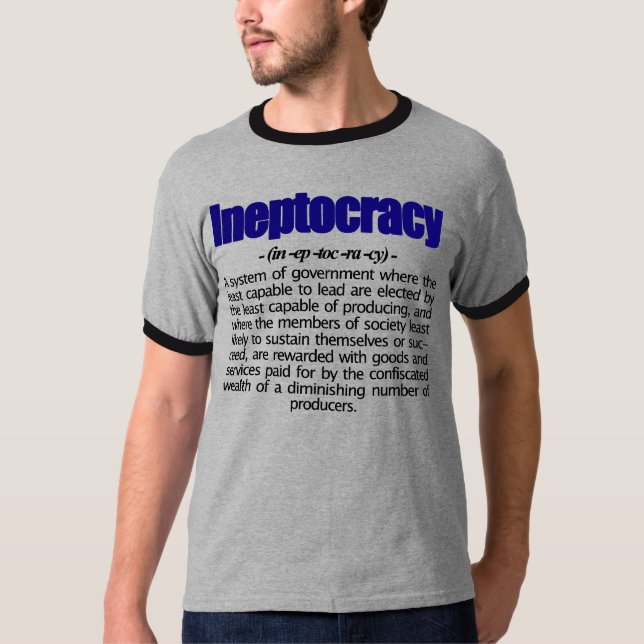 Ineptocracy Definitions-T - Shirt (Vorderseite)